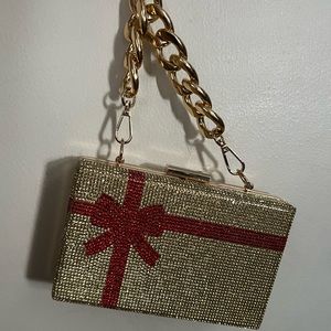 Never used cute present clutch